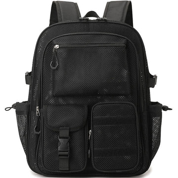 Mesh Backpack Heavy Duty 28L See Through Backpack for Teens