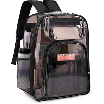 17" Clear Backpack Lightweight TPU Bookbag for Boys Girls