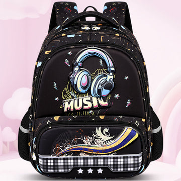 Digital Printed Backpack Kids Schoolbag For 1-6 Grade Students