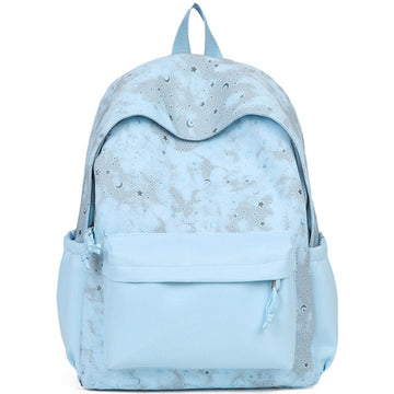 Large Star & Moon Backpack For Teen Travel Commuter Daypack