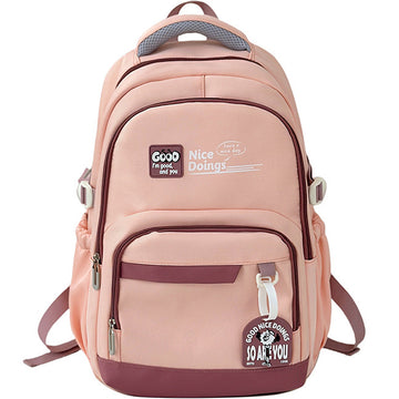 Large Capacity Backpack Vintage School Bookbag For Kids