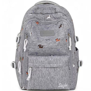 Lovely Dog Backpack Girls Printing Bookbag Schoolbag For Kids
