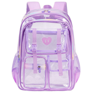 Clear Backpack For School TPU Transparent Bookbag