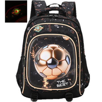 3D Cartoon Prints Backpack For Kids Student Bookbag
