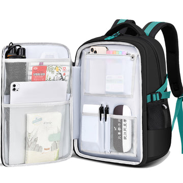 Boys School Backpack For Kids Water-resistant Large Capacity 18" Backpack for Daily & Travel