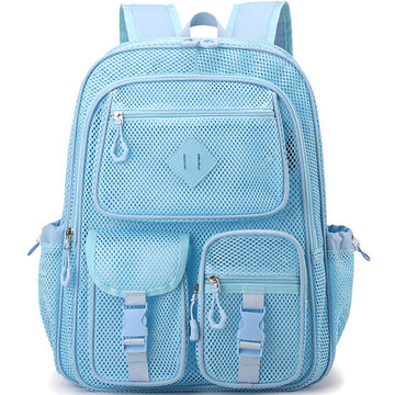 Mesh Backpack for School Heavy Duty Net Bookbag