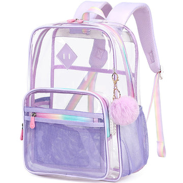 Clear Backpack Transparent Bookbag For School