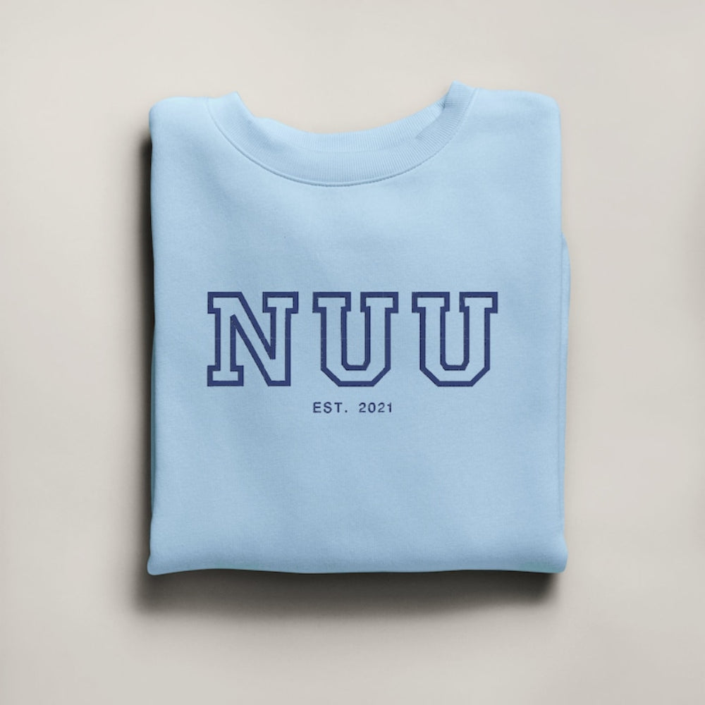 Custom Embroidered Sweatshirt Personalized Add Your Text Sweatshirt Gift for Friends & Family