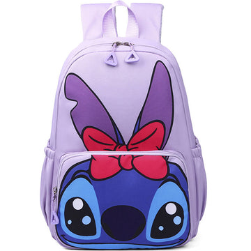 Cute Stitch Backpack For 1-3 Grade Girls Boys