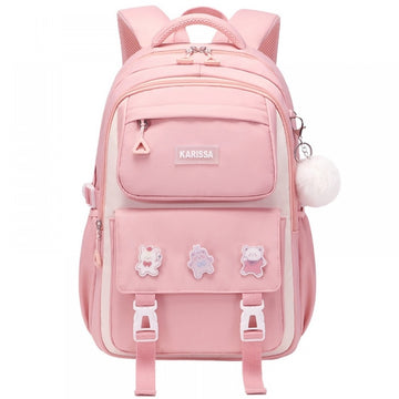 Cute Teenage Girls Backpacks with Multi-Pocket Middle School Students Bookbag Outdoor Daypack