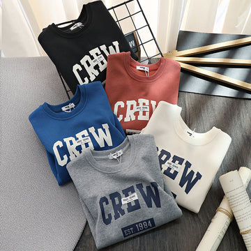 Kids Oversized Crewneck Sweatshirts Girls Boys Pullover Tops