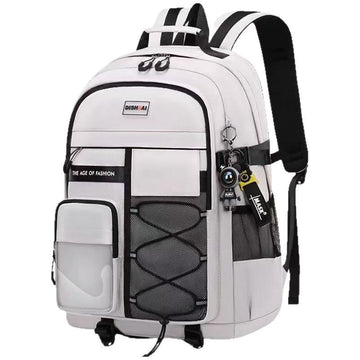 Water-resistant Student Mesh Backpack For Teenage Multiple Pocket School Bookbag