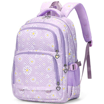 Floral Backpack Large Capacity Printing Bookbag For Girls