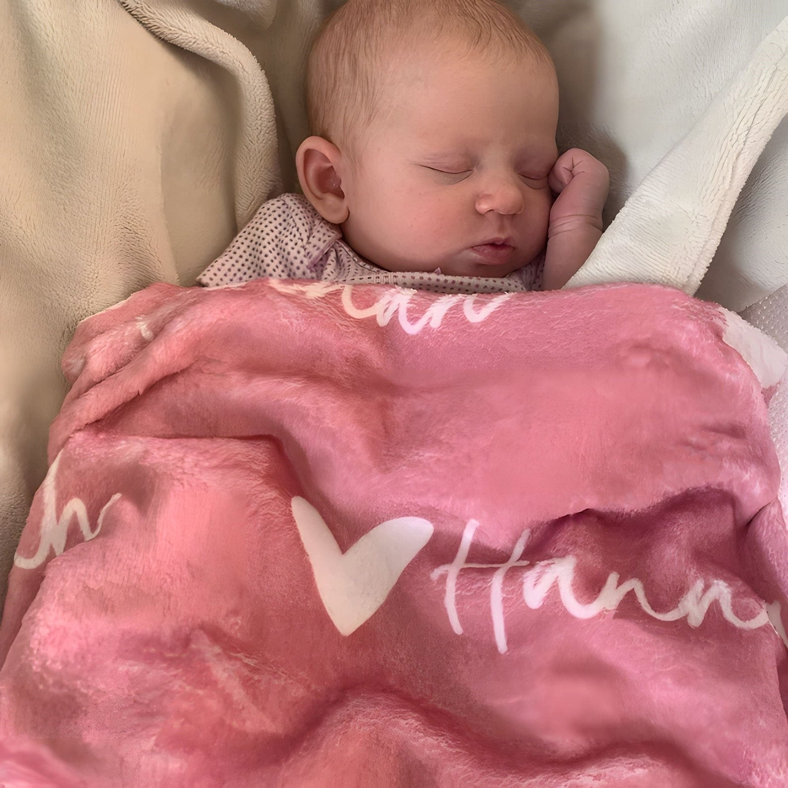 Custom Name Blanket Personalized Baby Blankets Gift for Family