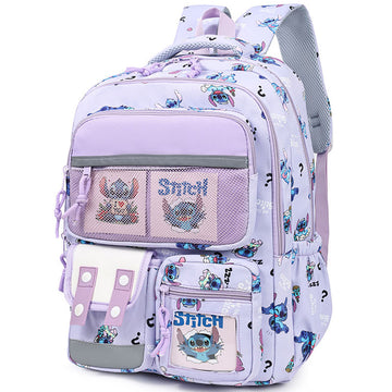 Stitch Backpack For School Cartoon Bookbag For Kids