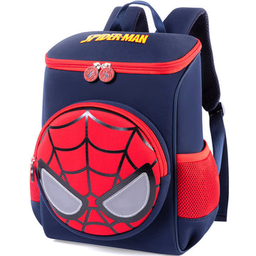 Cartoon Spiderman Backpack Primary School Bookbag