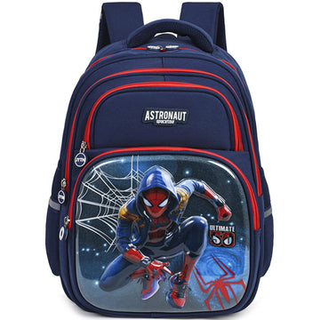 Fashion Spiderman Backpack For 1-2 Grade Students
