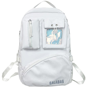 Gym Backpack with Shoe Compartment Bookbag For Students