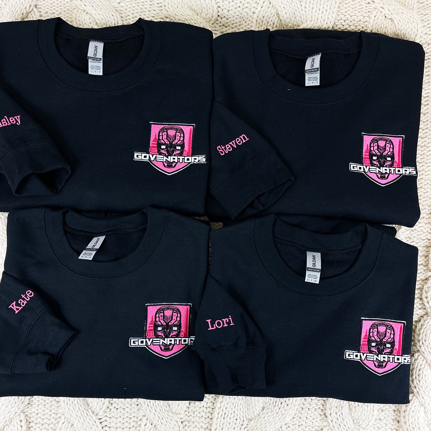 Custom Logo Sweatshirt Personalized Embroidered Logo Hoodie for Team & Business
