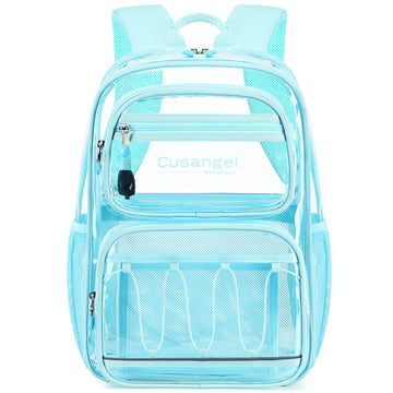 Clear Backpack Heavy Duty TPU Bookbag For School