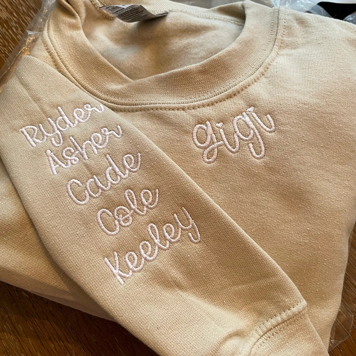 Custom Couple Sweatshirt Embroidered Neckline Future Mrs. Sweatshirt Gift for Engagement & Bride To Be