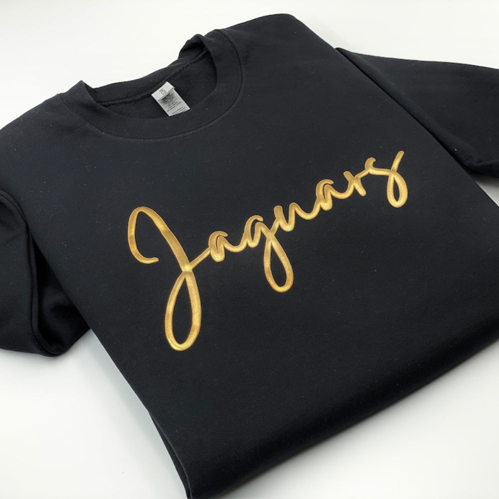 Custom Team Name Printed Sweatshirt Personalized Gift for Group & Family