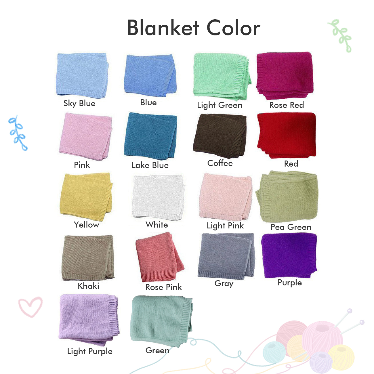 Custom Baby Blanket Personalized Embroidered Newborn Baby Name Blanket