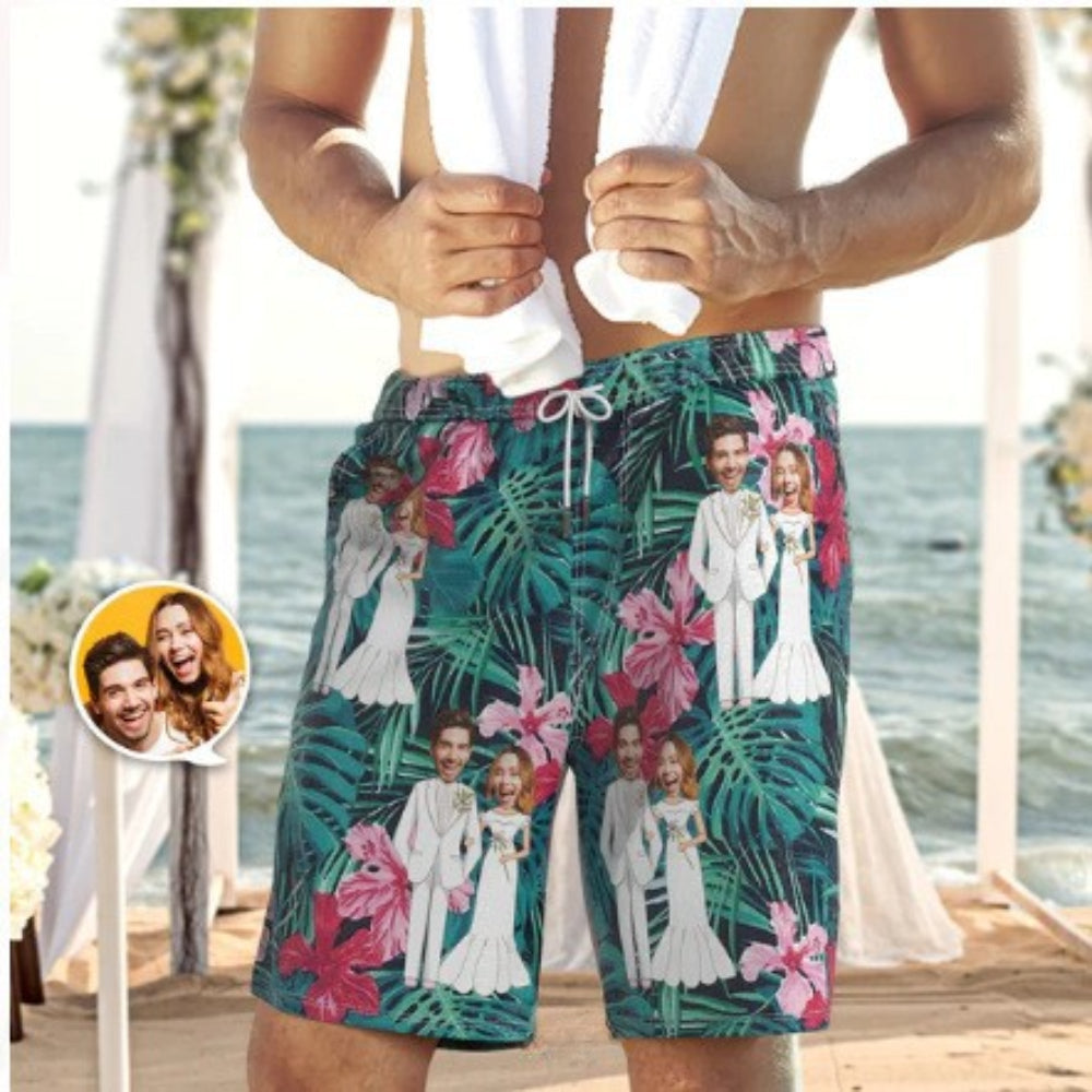 Customized Photo Printed Hawaii Shorts