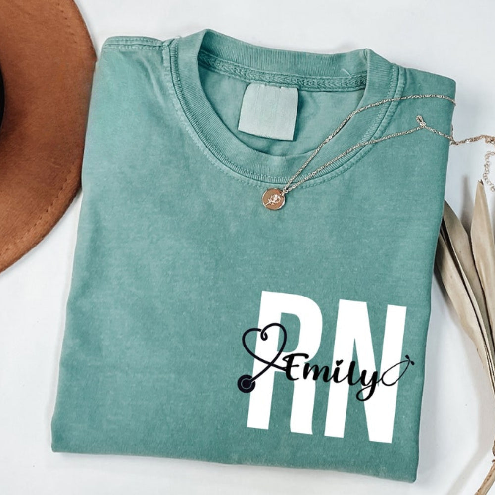 Custom RN Sweatshirt Personalized Registered Nurse Grad Sweatshirt