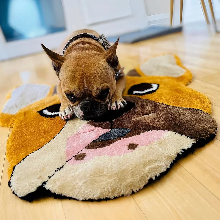 Personalised Pet Dog Portrait Rug Custom Pet Tufted Mat