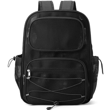 Transparent Mesh Backpacks for School Kids Beach Travel