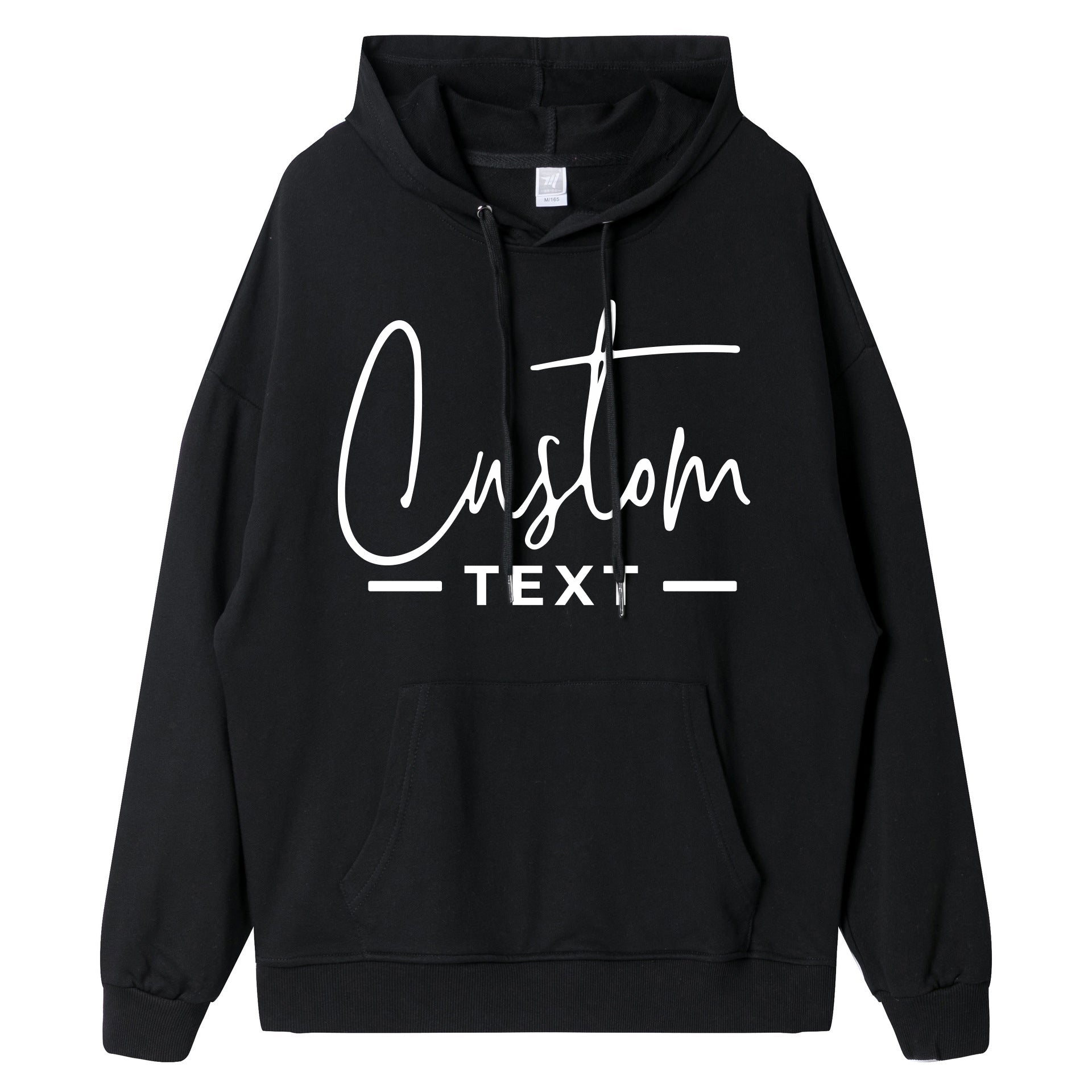 Custom Text Hoodie Personalized Add Your Own Words Printed Hoodie Unique Gift for Friends