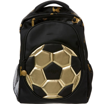 Football Pattern School Backpack with Multi-Compartment for Boys